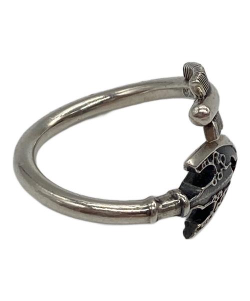 ジョジョの奇妙な冒険（ジョジョノ奇妙ナ冒険）ジョジョの奇妙な冒険 (ジョジョノキミョウナボウケン) JAM HOME MADE (ジャムホームメイド) ダイヤモンドは砕けない スタンドの矢 リング シルバー サイズ:11の古着・服飾アイテム