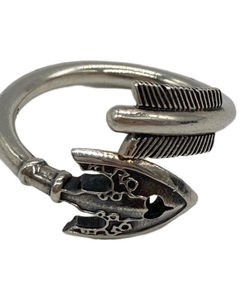 ジョジョの奇妙な冒険（ジョジョノ奇妙ナ冒険）ジョジョの奇妙な冒険 (ジョジョノキミョウナボウケン) JAM HOME MADE (ジャムホームメイド) ダイヤモンドは砕けない スタンドの矢 リング シルバー サイズ:11の古着・服飾アイテム