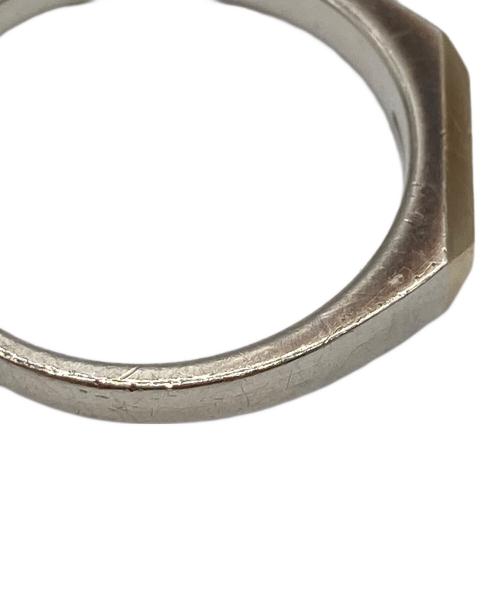 Simmon（シモン）simmon (シモン) SIGNET RING ナローカットリング シルバー×ゴールド サイズ:１4.5の古着・服飾アイテム