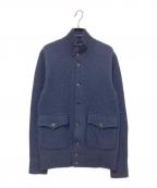 POLO RALPH LAURENポロ・ラルフローレン）の古着「カシミヤ混ニットカーディガン」｜ネイビー