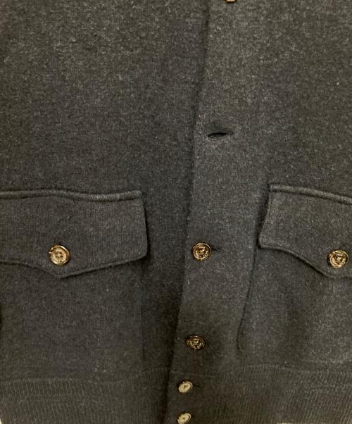 POLO RALPH LAUREN（ポロ・ラルフローレン）POLO RALPH LAUREN (ポロ・ラルフローレン) カシミヤ混ニットカーディガン ネイビー サイズ:XSの古着・服飾アイテム