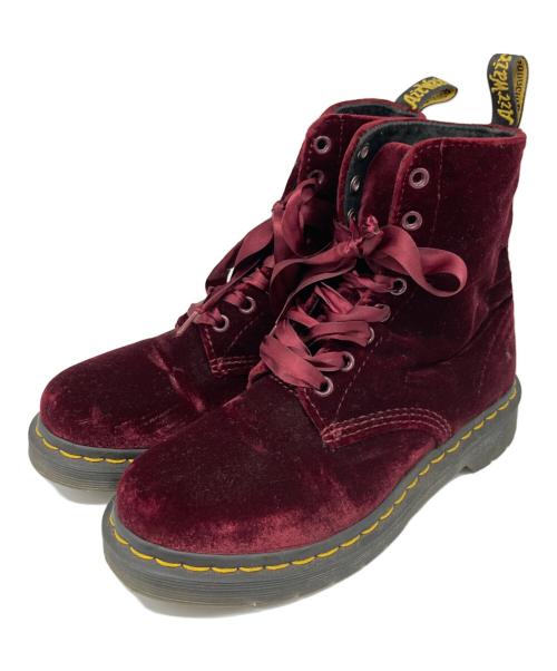 Dr.Martens（ドクターマーチン）Dr.Martens (ドクターマーチン) 8ホールブーツ レッド サイズ:US5の古着・服飾アイテム