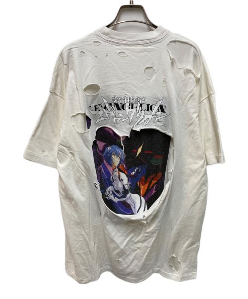SEVESKIG（セヴシグ）SEVESKIG (セヴシグ) EVANGELION S/SL Tee ホワイト サイズ:Mの古着・服飾アイテム