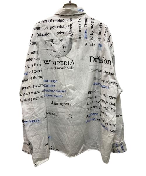 Etudes（エチュード）Etudes (エチュード) wikipedia ILLUSION PAGE WIKIPEDIAシャツ ホワイト サイズ:46の古着・服飾アイテム