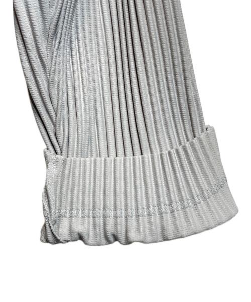 HOMME PLISSE ISSEY MIYAKE（オム プリッセ イッセイ ミヤケ）HOMME PLISSE ISSEY MIYAKE (オム プリッセ イッセイ ミヤケ) BASICプリーツテーラードジャケット グレー サイズ:1の古着・服飾アイテム