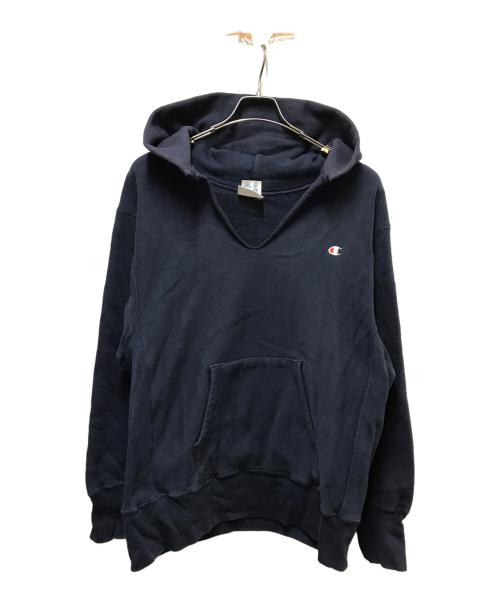 Champion（チャンピオン）Champion (チャンピオン) バースウィーブスウェットパーカー ネイビー サイズ:Ｌの古着・服飾アイテム