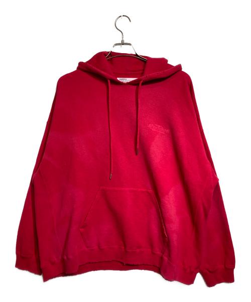 DAIRIKU（ダイリク）DAIRIKU (ダイリク) Water-repellent Hoodie/フーディ レッド サイズ:Mの古着・服飾アイテム