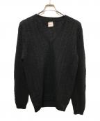 McGREGORマクレガー）の古着「60’Sモヘア混Vネックニット」｜ブラック
