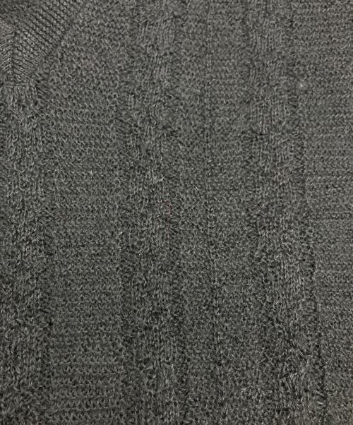 McGREGOR（マクレガー）McGREGOR (マクレガー) 60’Sモヘア混Vネックニット ブラック サイズ:Ｍの古着・服飾アイテム