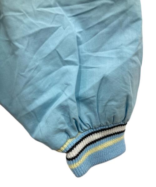 BOSS HUGO BOSS（ボス ヒューゴボス）BOSS HUGO BOSS (ボス ヒューゴボス) Vネックブルゾン ブルー サイズ:表記なしの古着・服飾アイテム