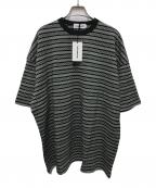 COOTIE PRODUCTIONSクーティープロダクツ）の古着「Jacquard Border S/S Tee」｜グレー