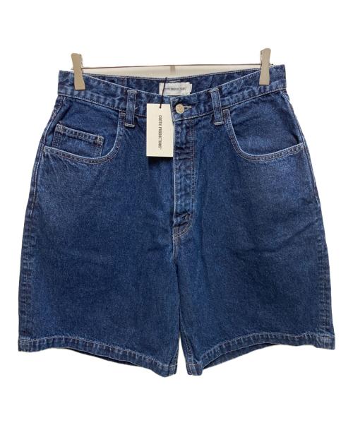 COOTIE PRODUCTIONS（クーティープロダクツ）COOTIE PRODUCTIONS (クーティープロダクツ) 5 Pocket Denim Baggy Shorts インディゴ サイズ:Sの古着・服飾アイテム