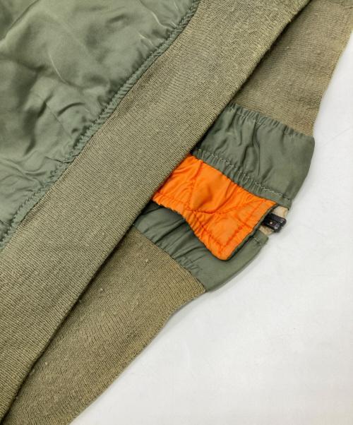 USED（ユーズド）USED (ユーズド) MA-1ジャケット オリーブ サイズ:-の古着・服飾アイテム