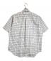 SOWBOW (ソウボウ) シアサッカーチェックS/Sシャツ ホワイト サイズ:3：8000円