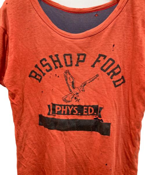 USED（ユーズド）USED (ユーズド) ダブルフェイスTシャツ レッド サイズ:-の古着・服飾アイテム