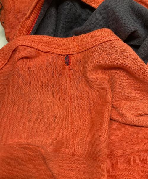 USED（ユーズド）USED (ユーズド) ダブルフェイスTシャツ レッド サイズ:-の古着・服飾アイテム