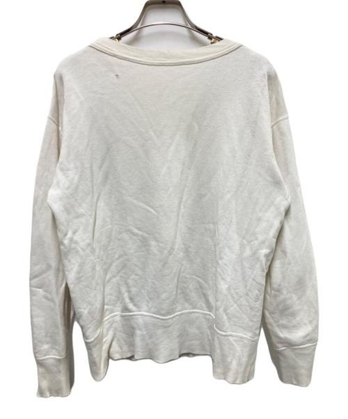 USED（ユーズド）USED (ユーズド) 50S前Vセットインスリーブスウェット ホワイト サイズ:-の古着・服飾アイテム