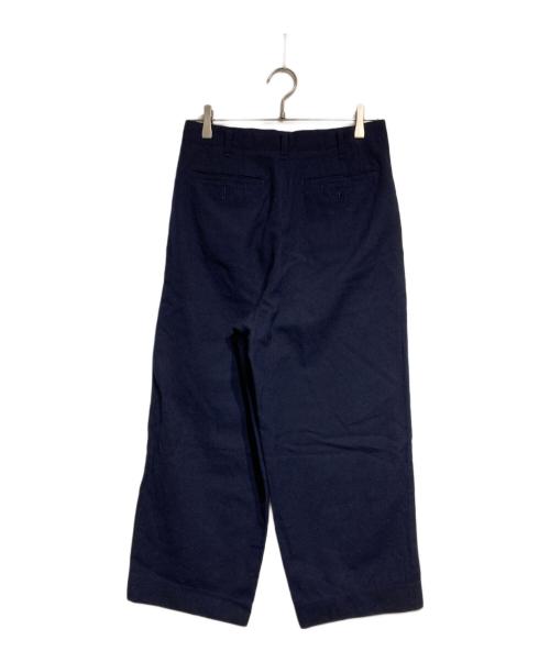 tricot COMME des GARCONS（トリココムデギャルソン）tricot COMME des GARCONS (トリココムデギャルソン) 2タックウールワイドパンツ / Double Pleat Wool Wide Pants ネイビー サイズ:Mの古着・服飾アイテム