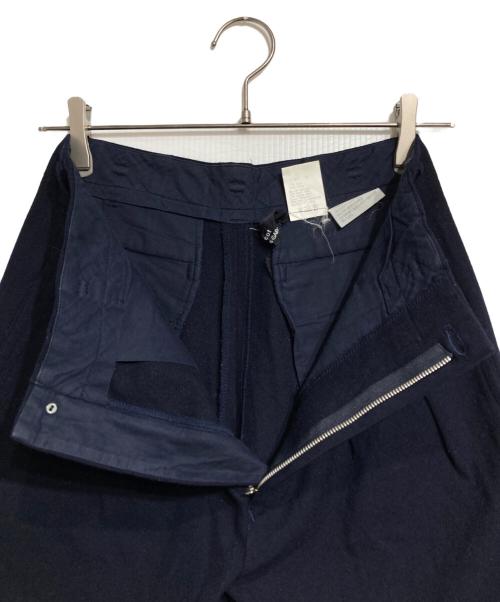 tricot COMME des GARCONS（トリココムデギャルソン）tricot COMME des GARCONS (トリココムデギャルソン) 2タックウールワイドパンツ / Double Pleat Wool Wide Pants ネイビー サイズ:Mの古着・服飾アイテム