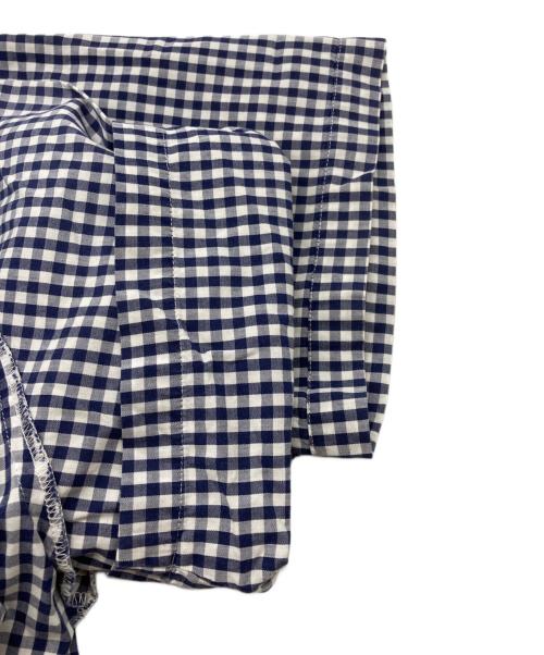 COMME des GARCONS HOMME（コムデギャルソン オム）COMME des GARCONS HOMME (コムデギャルソン オム) インサイドアウトギンガムチェックシャツ グレー サイズ:Sの古着・服飾アイテム