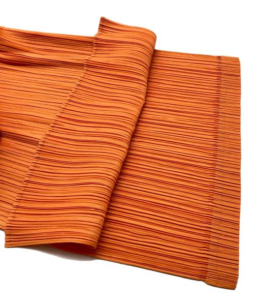 PLEATS PLEASE（プリーツプリーズ）PLEATS PLEASE (プリーツプリーズ) プリーツノースリーブワンピース オレンジ サイズ:4の古着・服飾アイテム