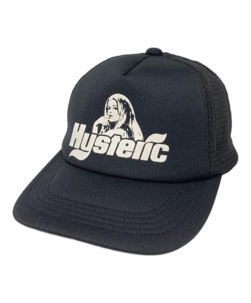 Hysteric Glamour（ヒステリックグラマー）Hysteric Glamour (ヒステリックグラマー) メッシュキャップ ブラックの古着・服飾アイテム