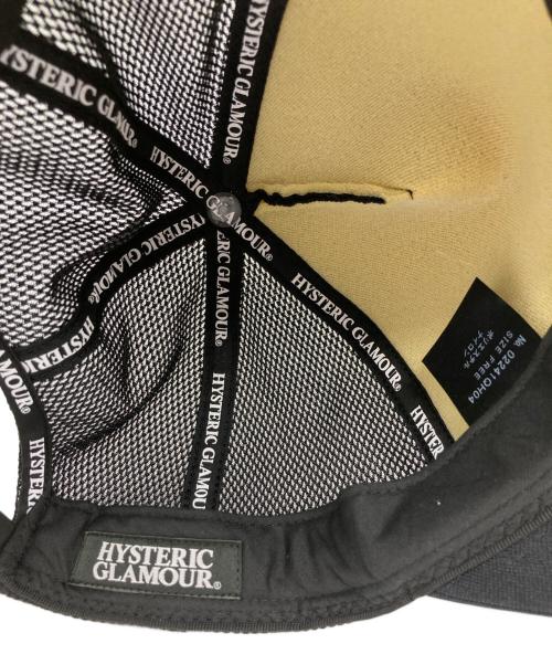 Hysteric Glamour（ヒステリックグラマー）Hysteric Glamour (ヒステリックグラマー) メッシュキャップ ブラックの古着・服飾アイテム