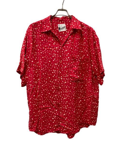 GOOUCH（グーチ）GOOUCH (グーチ) レーヨンシャツ レッド サイズ:Mの古着・服飾アイテム