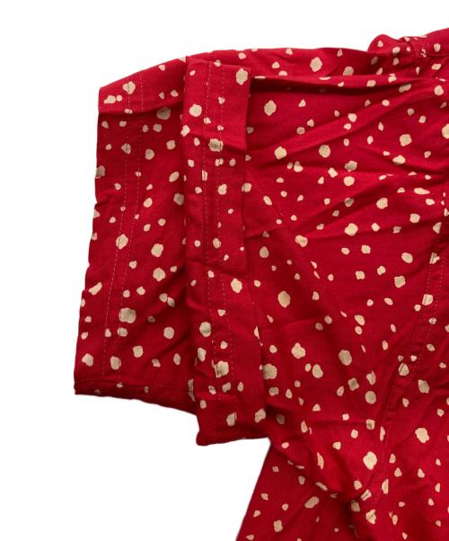 GOOUCH（グーチ）GOOUCH (グーチ) レーヨンシャツ レッド サイズ:Mの古着・服飾アイテム