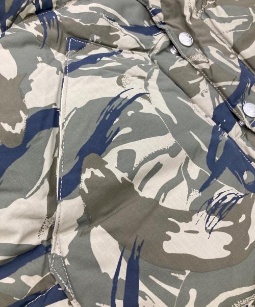 RockyMountainFeatherBed（ロッキーマウンテンフェザーベッド）RockyMountainFeatherBed (ロッキーマウンテンフェザーベッド) Hysteric Glamour (ヒステリックグラマー) Christy Vest/コラボダウンベスト グリーン サイズ:38の古着・服飾アイテム