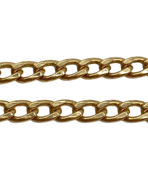 CHANEL（シャネル）CHANEL (シャネル) ココマークチェーンネックレス ゴールド×ピンクの古着・服飾アイテム