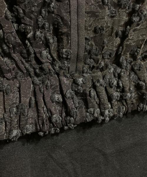 CLANE（クラネ）CLANE (クラネ) SNOW DOT JACQUARD TOPS ブラック サイズ:2の古着・服飾アイテム