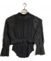 CLANE（クラネ）の古着「SNOW DOT JACQUARD TOPS」｜ブラック