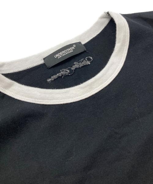 UNDERCOVER（アンダーカバー）UNDERCOVER (アンダーカバー) ビーズミッキー刺繍Tシャツ ブラック サイズ:3の古着・服飾アイテム
