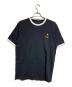 UNDERCOVER（アンダーカバー）の古着「ビーズミッキー刺繍Tシャツ」｜ブラック