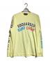 DSQUARED2（ディースクエアード）の古着「SURF CREW L/S T-SHIRT」｜イエロー