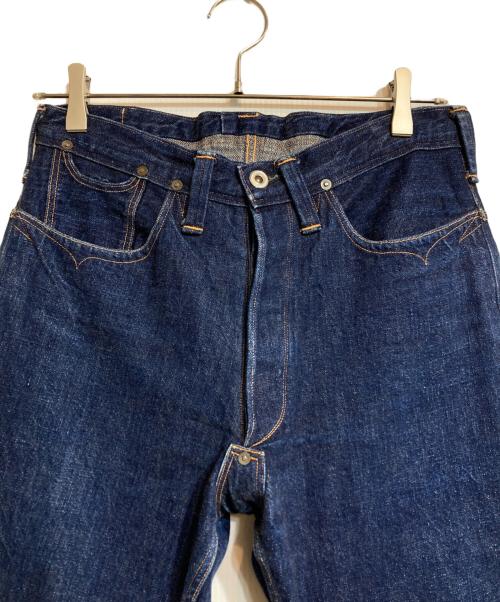 Heller's cafe（ヘラーズカフェ）Heller's cafe (ヘラーズカフェ) シンチバックデニムパンツ インディゴ サイズ:30の古着・服飾アイテム