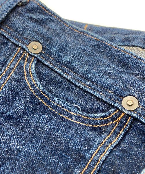 Heller's cafe（ヘラーズカフェ）Heller's cafe (ヘラーズカフェ) シンチバックデニムパンツ インディゴ サイズ:30の古着・服飾アイテム