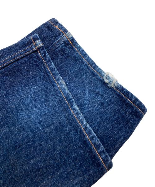 Heller's cafe（ヘラーズカフェ）Heller's cafe (ヘラーズカフェ) シンチバックデニムパンツ インディゴ サイズ:30の古着・服飾アイテム