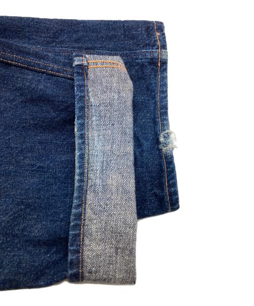 Heller's cafe（ヘラーズカフェ）Heller's cafe (ヘラーズカフェ) シンチバックデニムパンツ インディゴ サイズ:30の古着・服飾アイテム