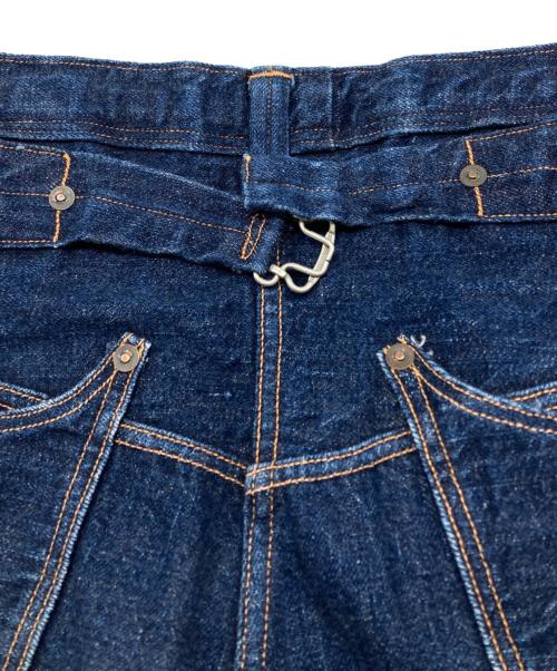 Heller's cafe（ヘラーズカフェ）Heller's cafe (ヘラーズカフェ) シンチバックデニムパンツ インディゴ サイズ:30の古着・服飾アイテム