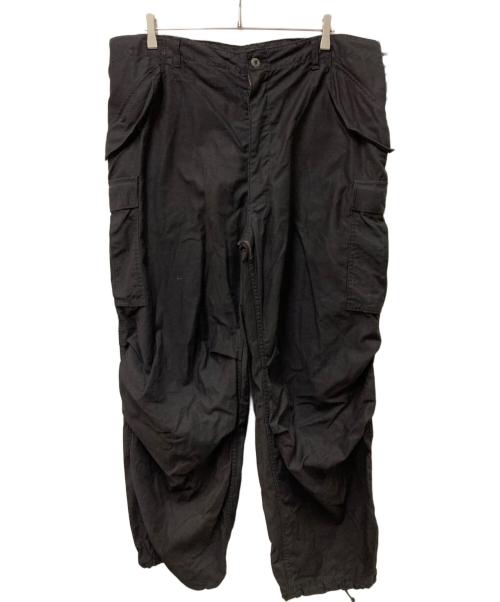 US ARMY（ユーエスアーミー）US ARMY (ユーエスアーミー) M-65カーゴパンツ ブラック サイズ:Lの古着・服飾アイテム