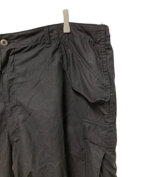 US ARMY（ユーエスアーミー）US ARMY (ユーエスアーミー) M-65カーゴパンツ ブラック サイズ:Lの古着・服飾アイテム