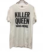 Hysteric Glamourヒステリックグラマー）の古着「ビッグシルエットTシャツ」｜ホワイト