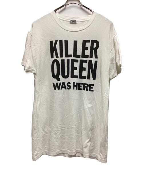 Hysteric Glamour（ヒステリックグラマー）Hysteric Glamour (ヒステリックグラマー) ビッグシルエットTシャツ ホワイト サイズ:Freeの古着・服飾アイテム