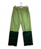 NAMACHEKOナマチェコ）の古着「ISIN DENIM JEAN」｜グリーン