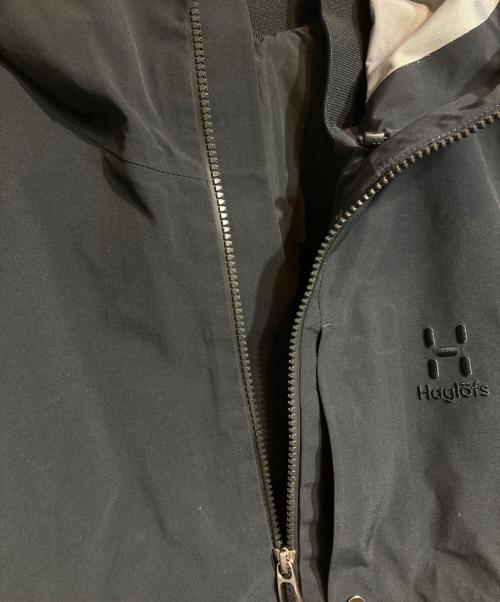 HAGLOFS（ホグロフス）HAGLOFS (ホグロフス) SELJA JACKETマウンテンパーカー ブラック サイズ:Mの古着・服飾アイテム
