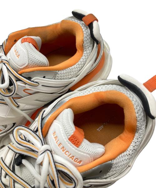 BALENCIAGA（バレンシアガ）BALENCIAGA (バレンシアガ) TRACK TRAINER ホワイト×オレンジ サイズ:EUR43の古着・服飾アイテム