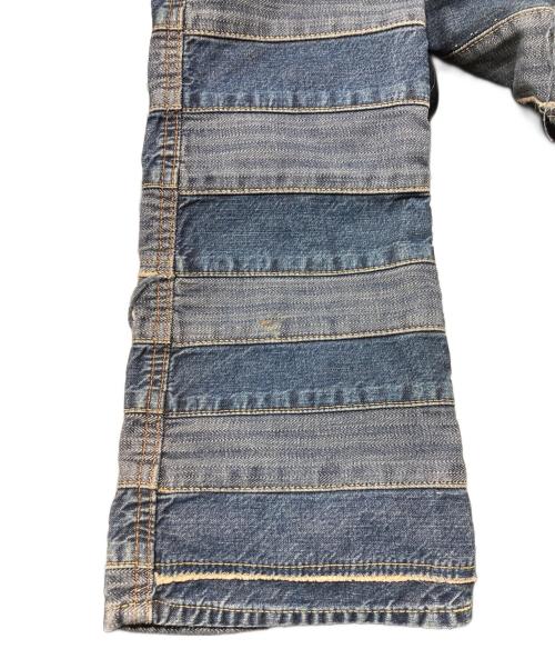 Hysteric Glamour（ヒステリックグラマー）Hysteric Glamour (ヒステリックグラマー) スクラッチフレアデニムパンツ ブルー サイズ:24の古着・服飾アイテム