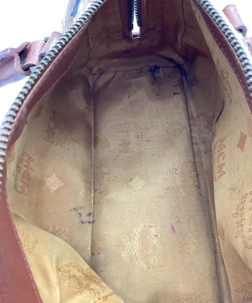 MCM（エムシーエム）MCM (エムシーエム) ミニボストンバッグ ブラウンの古着・服飾アイテム